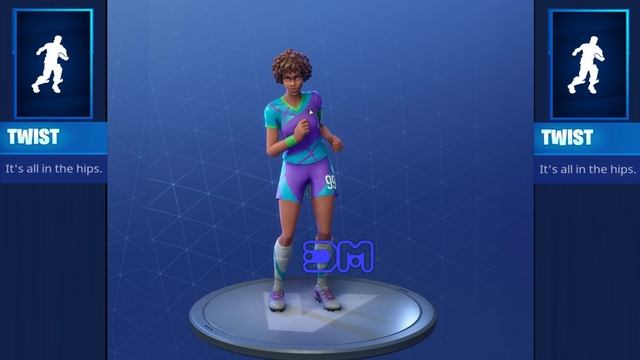 Fortnite Dynamic Dribbler Rare Performs All Dances Season 1-5
