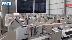 Двухголовочная пила для алюминиевых профилей WJM-CNC-500/550/600*4200