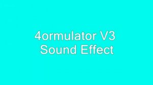 RQ: 4ormulator V3 Sound Effect