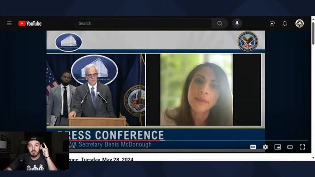 Department of Veteran Affairs Secretary Press Conference смотреть онлайн