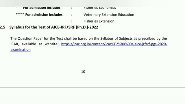 ICAR AICE JRF/SRF (PhD) 2022 | ICAR PhD admission 2022 | ICAR PhD Entrance Exam 2022 | PhD