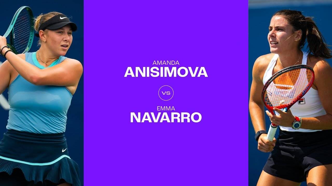 05.04.25. Аманда Анисимова - Эмма Наварро. WTA 500 Charleston. Amanda Anisimova - Emma Navarro
