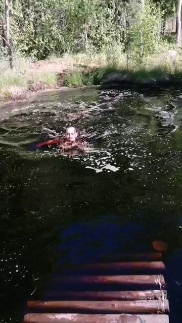 Холодный пруд на даче