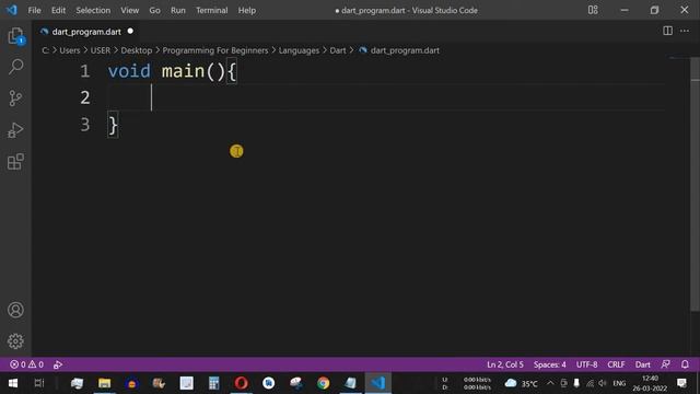 Dart Tutorial #1 - Introduction to Dart and How to write First Dart Code