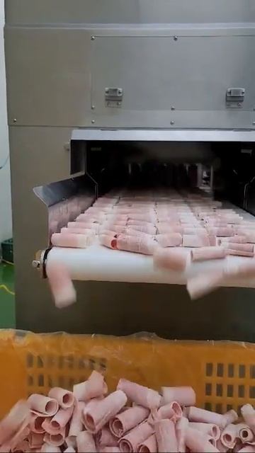 Оборудование для производства ломтиков для гриля из свиной грудки (Корея) смотреть онлайн
