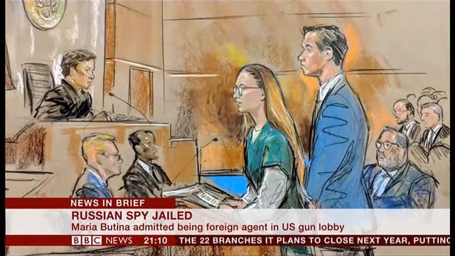 Maria Butina jailed (USA) - BBC News - 26th April 2019 смотреть онлайн