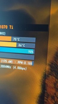 Писк GTX 1070TI Palit Dual