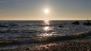 Прекрасный рассвет. Одесса. Черное море. Морской бриз.