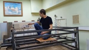 Делаем лазерный станок с ЧПУ... Подъёмный стол