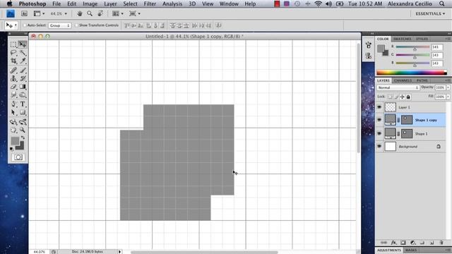 A 3-D Photoshop Block Abstracts Tutorial : Photoshop Tutorials