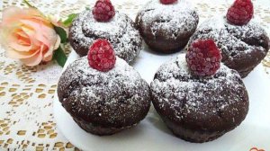 Шоколадные маффины на молоке и растительном масле