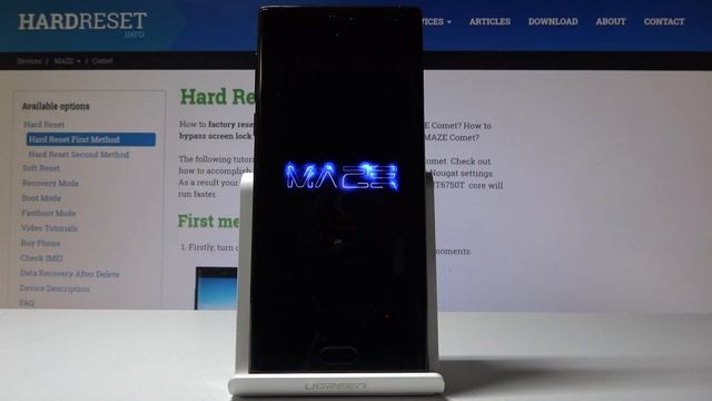 Hard Reset Maze Comet - Factory Data Reset by Settings смотреть онлайн