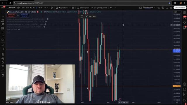 Ежедневный обзор BTC (биткоина) 15.04.2025 смотреть онлайн