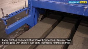 Production of Foundation Piles with Slipformer S-Liner®  - Echo Precast Engineering
