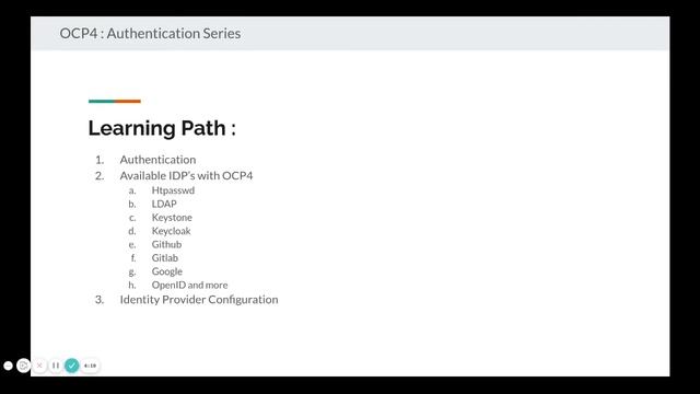 Openshift 4.6 Authentication Series : Introduction