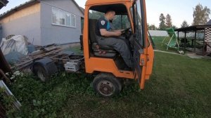 Multicar M26 Первый запуск после зимы. The first launch of the Multicar M26 after the winter.