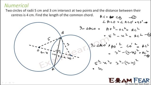 Maths Circles part 7 (Numerical : chord length) CBSE class 9 Mathematics IX