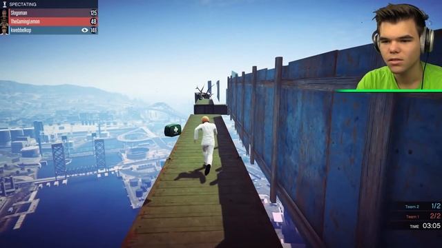DEATHRUN CHALLENGE! (GTA 5 Funny Moments)