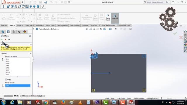 SolidWorks 2016 Tutorials/ Learning SolidWorks 2016 for beginners Part (1/3) / SolidWorks