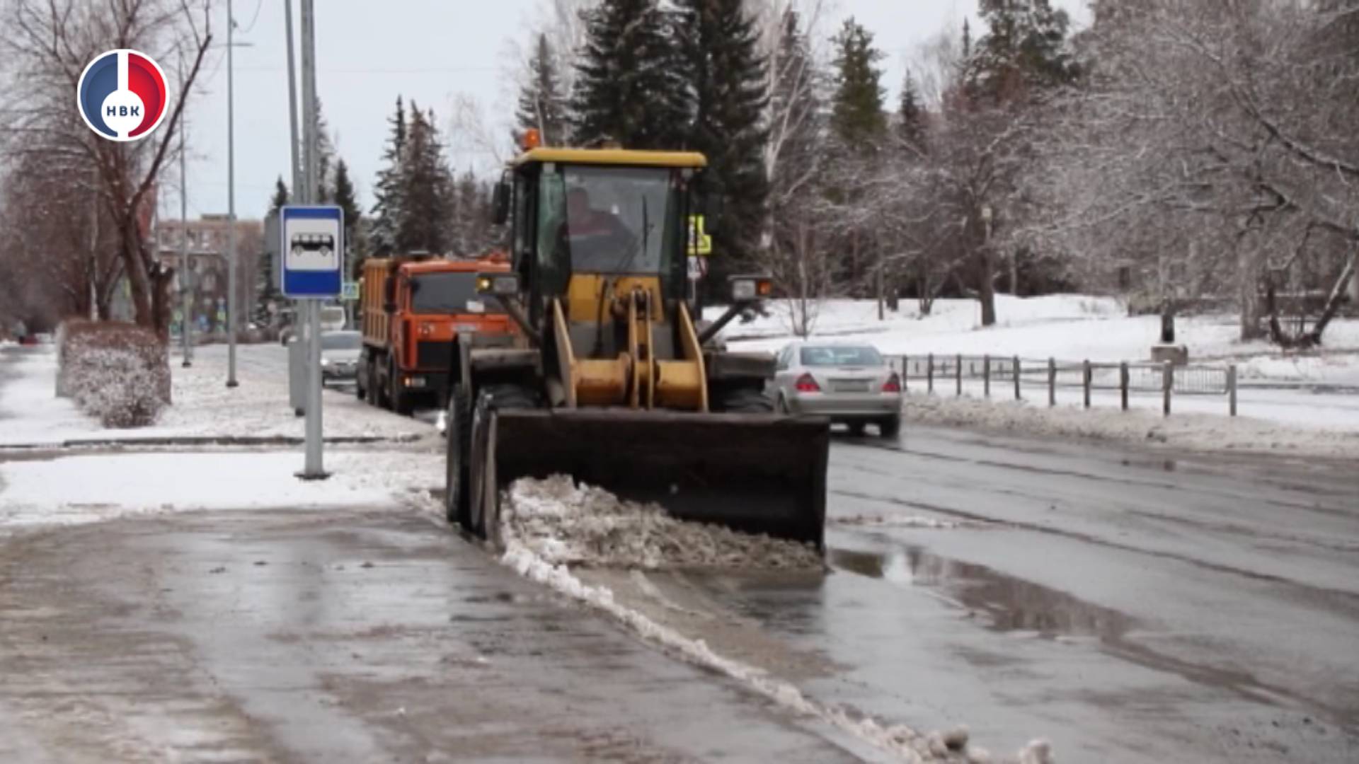 Дорожно-коммунальная служба на борьбе со снегом смотреть онлайн