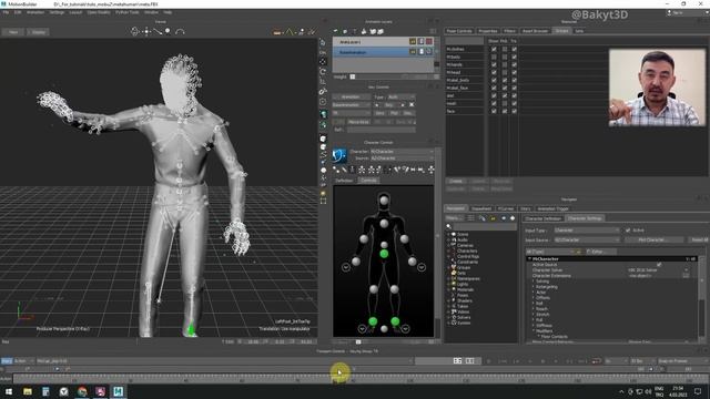 Proper floor contact in MotionBuilder смотреть онлайн