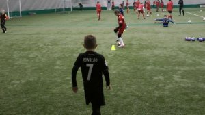 Тренируем финт Зидана