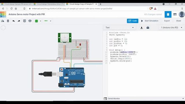 Arduino Tutorial for Beginners | Arduino Servo Motor Project | Automatic Door Opening