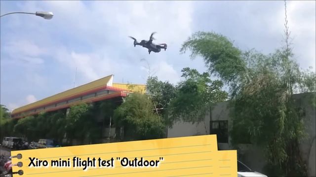 Flight test Drone xiro mini смотреть онлайн