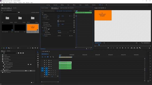 Create Split Screen video in Adobe Premiere Pro|Multiple clips in each split|Part-43