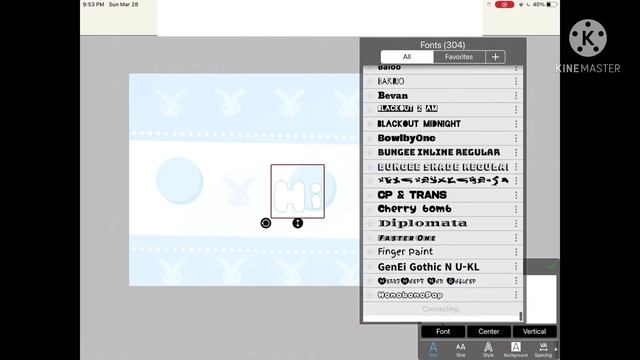 How to make cute fonts in Ibis Paint X | tutorial
