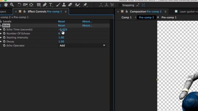 Echo effect After Effects смотреть онлайн