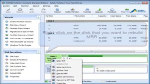 Fix Windows MBR with AOMEI Partition Assistant