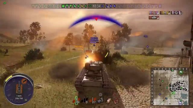 Churchill MK1 British Tier 5 Heavy Tank смотреть онлайн