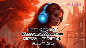 Песня "Ищу тебя"