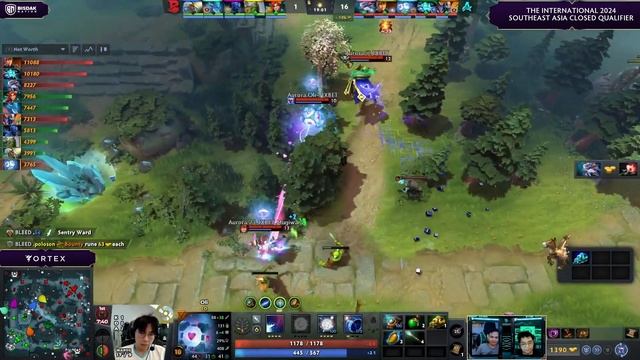 Aurora vs Bleed Game 2 (BO3) | The International SEA Qualifiers w/ BenJ & Mel0 смотреть онлайн