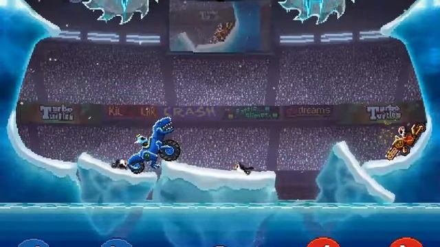 Drive Ahead! Replay: Тираннозавр vs. Байк с пилой. смотреть онлайн