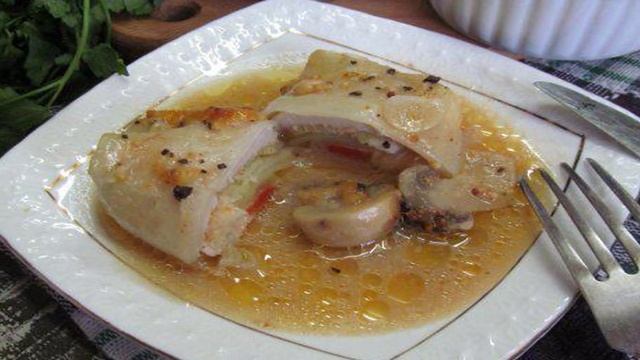 Голубцы с куриной грудкой