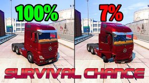 Реалистичные аварии с шансом на выживание #17 😱|BeamNG.Drive| Бименджи Драйв