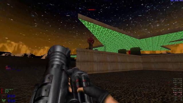 Brutal Doom v22 beta with Maps of Chaos: Doom E1M8 tactical hard realism
