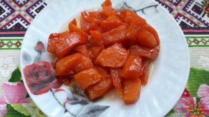 Тыква тушеная в мультиварке