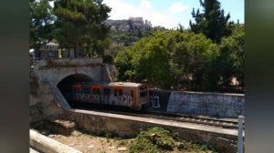 Афины, Греция. Экспонаты и билет на метро\ Athens, Greece. Exhibits and metro ticket