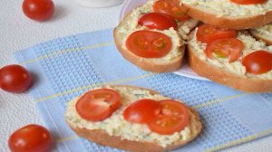 Пикантные бутерброды с помидорами
