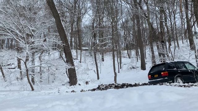 Range Rover P38 in the snow! смотреть онлайн
