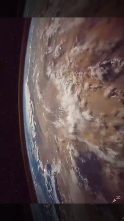 Вид на Землю с Международной космической станции.