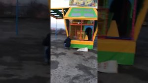 Сборка мобильного лабиринта , батута на прицепе!!