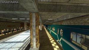 Яуза в окраске Номерного прибывает на СМРК Метрострой Гаррис Мод