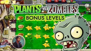 Plants vs Zombies - Seeing Stars.Видели Звезды|bonus levels (Растения против зомби, бонусные уровни)