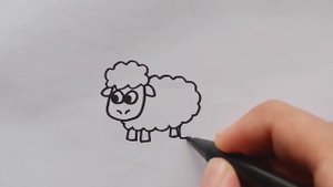 How to Draw a Sheep - Drawing a Sheep I Easy Drawing