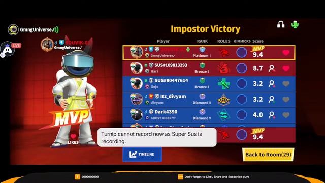 🔴SUPER SUS LIVE || AJAO LIVE ME MATARGASTI KARTE HAI👽 смотреть онлайн