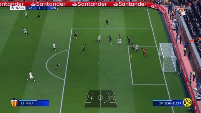 Валенсия : Боруссия Группа F смотреть онлайн